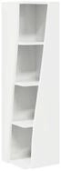 vidaXL Eckregal 27,5x27x102cm Regal Eckregal Eckschrank Wei&szlig; 27,5x27x102cm