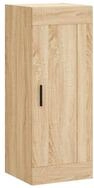 vidaXL Sideboard, Wandschrank Sonoma-Eiche 34,5x34x90 cm Holzwerkstoff