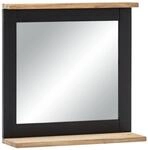 massivum Badspiegel Jolo, Wandspiegel mit Ablage, Holzspiegel aus Massivholz...