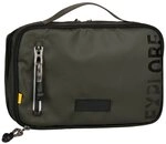 camel active Kulturbeutel Explore, Unisex Kosmetiktasche mit reflektierende