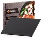 Mahlzeit Pizzastein Mahlzeit Pizzastein eckig 38 x 30 cm, Steinplatte f&uuml;r...