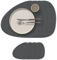 LIND DNA Platzteller Platz- und Glasuntersetzer Geschenk-Set 8-tlg. Curve Nupo