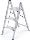 KINGRACK Klapptritt Stufenleiter Trittleiter Klapptrittleiter rutschfeste