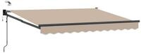 vidaXL Markise Elektrische ausziehbare Markise Beige 3,5 x 2 m (1-St)