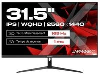 JAPANNEXT JN-IPS315WQHD165F 31.5" Wide Quad HD LCD Schwarz LED-Monitor