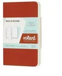 MOLESKINE Notizbuch Moleskine Volant XS, 2er Set, Blanko, Soft Cover, Korallrot,