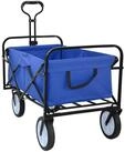 vidaXL Bollerwagen 94 x 53 x 99 cm Bollerwagen Handwagen Klapp-Handwagen Blau