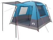 vidaXL Kuppelzelt Partyzelt 10 Personen Blau 185T Polyester mit...