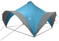 vidaXL Kuppelzelt 400 x 400 x 320 cm Party-Zelt mit Dach Blau 400x400x320 cm