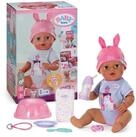 Baby Born Babypuppe Eva Click & Play 43 cm, mit Click-&-Play: H&auml;lt Fl&auml;schchen...