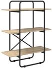 vidaXL B&uuml;cherregal 80 x 35 x 105 cm B&uuml;cherregal 3 Ebenen 80x35x105 cm PB