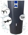 GARANTIA Regentonne STONE 2in1 Regentonne Komplett-Set 210 L, lava, 210 l