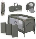 lionelo Reisebett SVEN PLUS (Set, 2in1 Reisebett und Laufstall mit Wickelauflage)