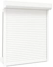 vidaXL Fensterladen Rollladen Wei&szlig; 110 x 130 cm Aluminium und Polyurethan, BxH: