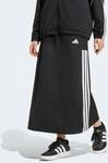 Sweatrock ADIDAS SPORTSWEAR "HOUSE OF TIRO LONG SKIRT", Damen, Gr. M, schwarz-wei&szlig;
