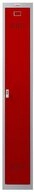 Phoenix Tresor Phoenix PL1130GRE Schlie&szlig;fach Locker Grau - 1 Spind 1 rote T&uuml;r