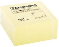 Soennecken Haftnotizblock Soennecken Haftnotizw&uuml;rfel 5804 75x75mm 400Blatt gelb