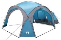 vidaXL Kuppelzelt Seitenzelt Blau 643 x 408 x 260 cm Polyester und Stahl, (1...