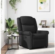 vidaXL Relaxsessel, Relaxsessel Gl&auml;nzend Schwarz Kunstleder