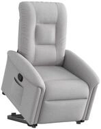 vidaXL Relaxsessel, Relaxsessel mit Aufstehhilfe Wolkengrau Stoff