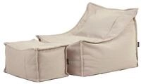 icon Sitzsack Erwachsene Outdoor Sessel und Fu&szlig;hocker aus Olefin &bdquo;Alto"...