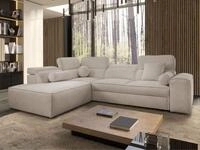 MIRJAN24 Ecksofa Viveri VII, mit Bettkasten und Schlaffunktion, Kissen-Set,