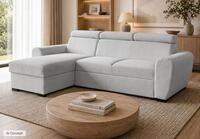 Lookway Ecksofa FALCO mit Schlaffunktion, mit Bettkasten und Schlaffunktion,