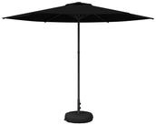 vidaXL Sonnenschirm Garten-Schirm mit Fu&szlig; 300 x 300 cm Polyester Rechtwinklig