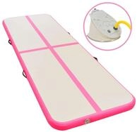 vidaXL Gymnastikmatte Aufblasbare Gymnastikmatte mit Pumpe 700&times;100&times;10 cm PVC...