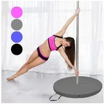 TRUTZHOLM Fitnessmatte Pole Dance Matte &Oslash; 120 cm St&auml;rke 10 cm Tanzstangenmatte