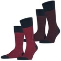 Esprit Socken Fine Line (2 Paar) Streifenmuster, weich, geripptes B&uuml;ndchen,...