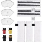LuxusKollektion Reinigungs-Set 12 St&uuml;ck Mikrofaser Ersatzt&uuml;cher Set f&uuml;r...