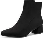 MARCO TOZZI Stiefelette, Blockabsatz, Businessschuh, Ankleboots mit Ziern&auml;hen