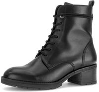 Schn&uuml;rstiefelette GABOR, Damen, Gr. 35, schwarz, Kalbsleder, unifarben, Schuhe