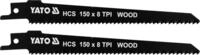 Yato S&auml;bels&auml;geblatt HCS S&auml;bels&auml;gebl&auml;tter f&uuml;r Holz 150 mm 8 TPI, 2 St&uuml;ck