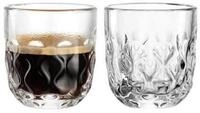 LEONARDO Espressoglas Gocce Espressogl&auml;ser (2) 60 ml 2er Set, 2-tlg., Glas