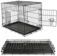 Mucola Anrichte Hundetransportbox Faltbar Drahtk&auml;fig Hund Transportbox...