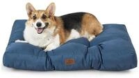 LuxusKollektion Hundebett Hundekissen 76x50cm Hundebett dunkelblau L 76 x B 50...