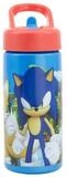 Sonic The Hedgehog Trinkflasche Kinder Wasserflasche 410 ml f&uuml;r Alltag Schule und