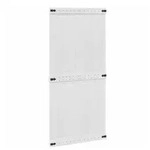 vidaXL Schiebet&uuml;r Scheunent&uuml;r CORONA 100 x 210 cm Massives Kiefernholz Wei&szlig;...
