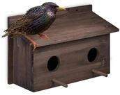 relaxdays Vogelhaus Nistkasten f&uuml;r Stare