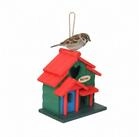 relaxdays Vogelhaus Deko Vogelhaus im Landhausstil, B