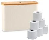 relaxdays Toiletten-Ersatzrollenhalter Toilettenpapier Aufbewahrung 12 Rollen...