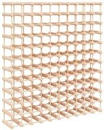 vidaXL Weinregal, Flaschenregal f&uuml;r 120 Flaschen 112,5x23x123,5 cm Massivholz...