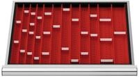 Stier Kleinteilemagazin STIER Schubladeneinteilung Muldenplatten BLH 50 mm...