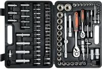 TRIZERATOP Werkzeugset Werkzeugsatz 1/4'' und 1/2'' 94-tlg., (Werkstatt, Garage,