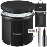 tectake Badebottich Eisbadewanne, Pumpe und Wasserkissen, faltbar, mit...