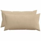 vidaXL Kissenbezug Kissenbezug 2 pcs HEERLEN Taupe 40 x 70 cm Cord, (2 St&uuml;ck)