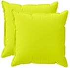 vidaXL Kissenbezug Kissenbezug 2 stk. HOUTEN Hellgr&uuml;n 55 x 55 cm Polyester, (2