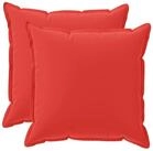 vidaXL Kissenbezug Kissenbezug 2 stk. HOUTEN Rot 60 x 60 cm Polyester, (2...